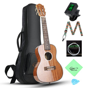 Concert size Sapele laminate ukulele with classic headstock