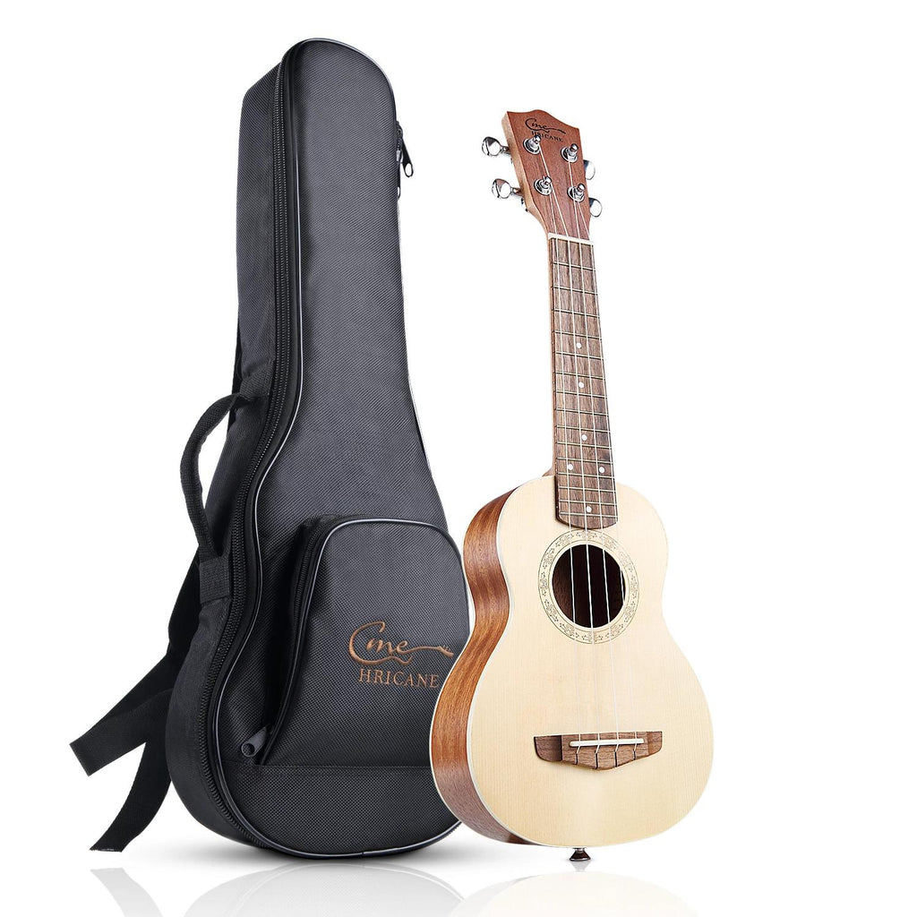 HRICANE Soprano zise Spruce Sapele Ukulele