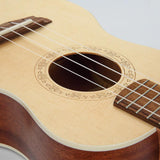 HRICANE Soprano zise Spruce Sapele Ukulele