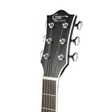 39 Inch Solid Mahogany Top Black Acoustic Guitar