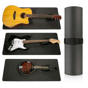 6 mm thick TPE Work Pad for Guitar Repair and Maintenance with neck rest