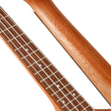HRICANE Concert Ukulele Spruce Top Sapele back and side Cutaway Hawaii Ukulele