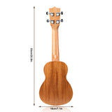 HRICANE Soprano Ukelele Mahogany