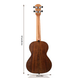 HRICANE Tenor Walnut Ukulele Ultra-thin Light for Travel