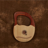 Lyre harp 19 strings mahogany wood