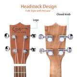 HRICANE Concert Size Mahogany Ukulele