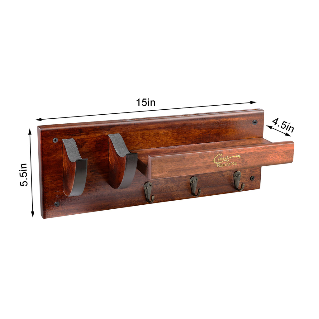Hricane Multifunctional guitar hanger Guitar Rack Wall Mounted Holder For Ukulele Guitar Bass
