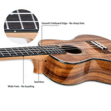HRICANE Concert Solid Top Acacia Professional Ukulele Glossy Finished