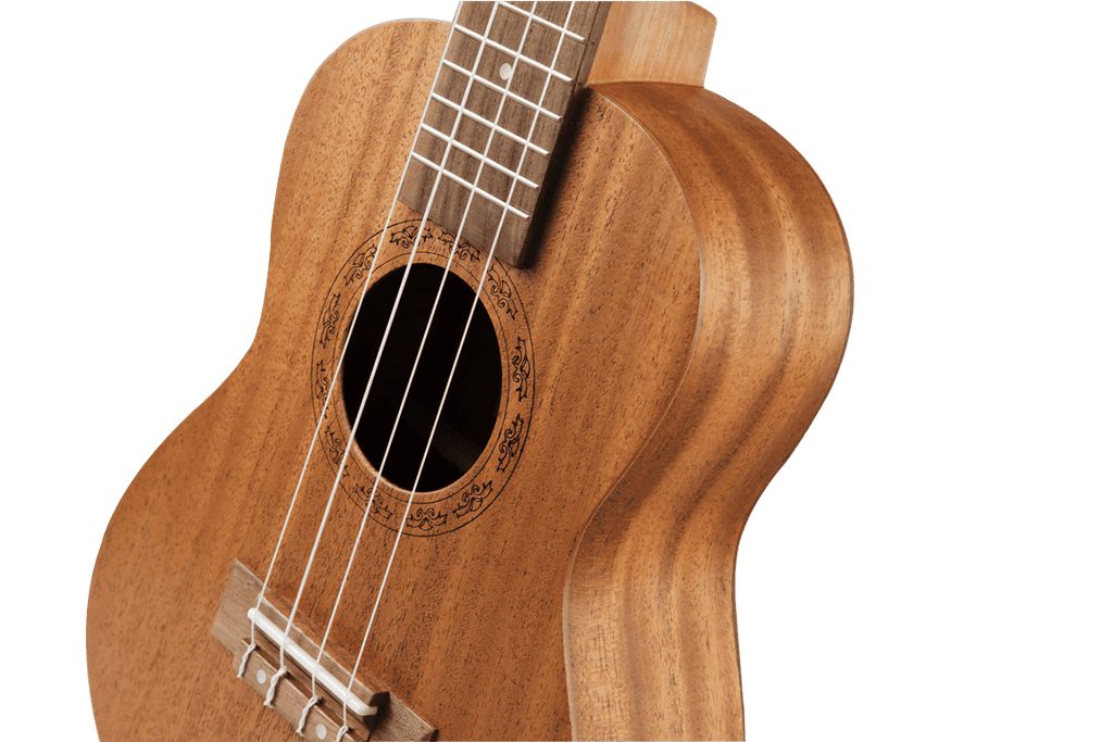 Hricane Mahogany Ukulele 23inch with White string knob