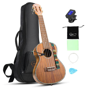 HRICANE Concert Koa Professional Ukulele
