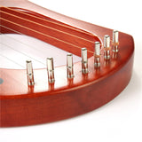 Hricane Musical Instrument Portable Mahogany Wood 7 Strings portable Lyre Harp