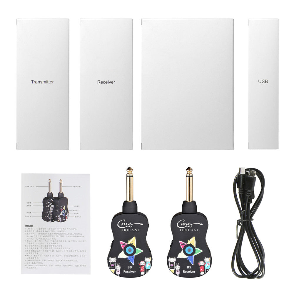 Hricane B9 Bluetooth guitar wireless transmitter and receiver