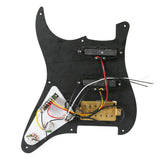 Prewired 9 hole SSH stratocaster guitar Pickup SSH B/W/B shell 3ply pickguard kit for fender stratocaster guitar