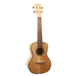 HRICANE Concert size Flame Maple ukulele