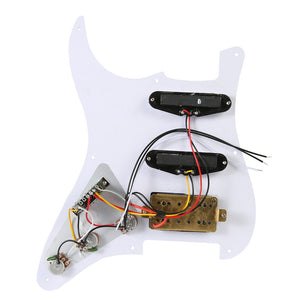 Prewired SSH 9 hole stratocaster guitar Pickup SSH RED Tortoise shell shell 3ply pickguard kit for fender stratocaster guitar