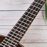 23 inch black persimmon wood bright ukulele