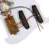 Prewired SSH 9 hole stratocaster guitar Pickup SSH RED Tortoise shell shell 3ply pickguard kit for fender stratocaster guitar