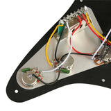 Prewired 9 hole SSH stratocaster guitar Pickup SSH B/W/B shell 3ply pickguard kit for fender stratocaster guitar