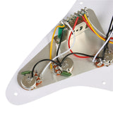 Prewired SSH 9 hole stratocaster guitar Pickup SSH RED Tortoise shell shell 3ply pickguard kit for fender stratocaster guitar