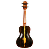 23 inch black persimmon wood bright ukulele