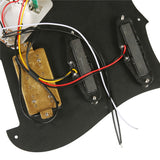 Prewired 9 hole SSH stratocaster guitar Pickup SSH B/W/B shell 3ply pickguard kit for fender stratocaster guitar